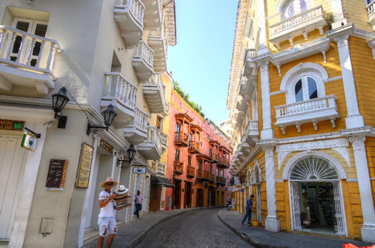 One morning in Cartagena, Colombia