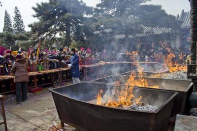 Chinese New Year, Baiyun Si, Beijing